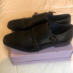 Jump New York Size 12 Men Double Monk-Strap Dress Shoes